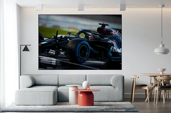 F1 Lewis Hamilton Leclerc Verstappen Vettel În Formula 1 Poster Autocolant De Inalta Calitate, Arta De Perete Camera De Zi
