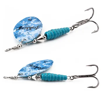 8 Culori Spinner Momeli de Pescuit 1-5# Cârlig de Camuflaj Vib Lingura de Metal Atrage Înalte Cârlige pentru Pescuit la Crap Stiuca Bass Aborda Pesca