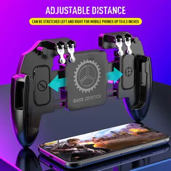 Pubg Controller Șase Degetul Gamepad Declanșează Pubg Metal Declanșa Joystick de Control Pubg Pentru IOS Telefonul Mobil Android Pad Joc