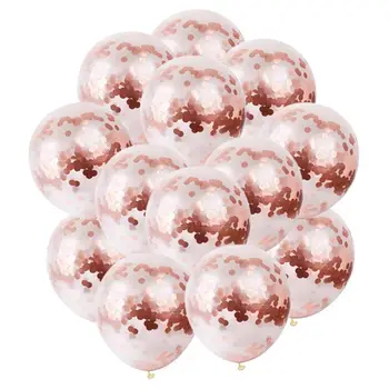 10buc/set Aur Rose Confetti Balon Set Petrecere Baloane Aniversare de Nunta Decor Balon Cadou pentru Oaspeții de Nunta