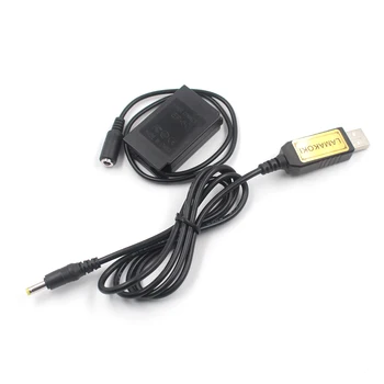 Banca de putere QC cablu USB adaptor + EP-5C dc coupler EN-EL20 ENEL20 dummy baterie pentru Nikon 1J1 1J2 1J3 1S1 1AW1 1V3 p1000