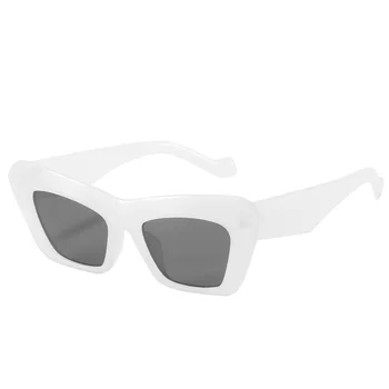 Noua Moda Ochi de Pisică Brand de ochelari de Soare de Designer de sex Feminin de Înaltă Calitate Mare Vintage Colorate, ochelari de Soare Doamna UV400