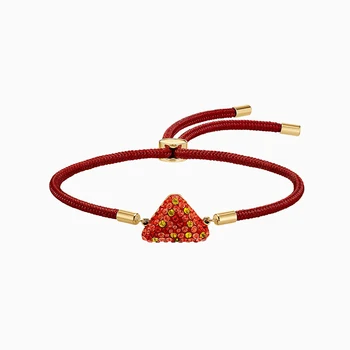 2021 Moda Bijuterii SWA PUTERE Nouă COLECȚIE ELEMENTUL FOC Brățară Roșie Frânghii Împletite Triunghi Ornamente Cadou Romantic Pentru Femei