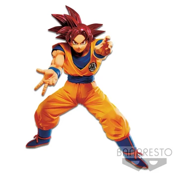 Original Banpresto Dragon Ball Z Figura Anime Maximatic Goku Părul Roșu Figurina Pvc De Colectie Jucarii Model