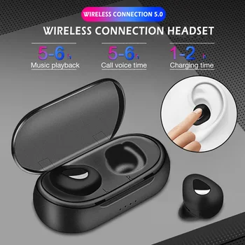 Y20 TWS Portabil Mini Wireless Bluetooth 5.0 Sunet Stereo Căști Auriculare Mini Adevărat set de Căști Wireless Pentru Jocuri Sportive