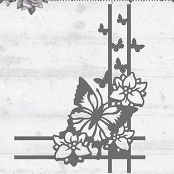Fluture colț dantelă Tăiere de Metal Moare Șabloane Album Scrapbooking Hârtie Decorative Ambarcațiunile de Relief Nou 2019