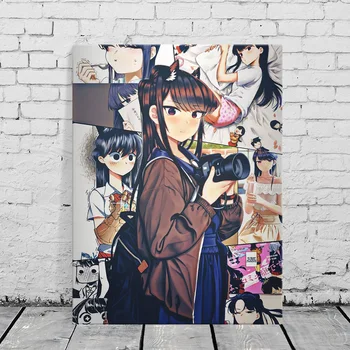 Komi Shouko Komi-san Wa Komyushou Desu Anime Decor Acasă Canvas Postere, Printuri de Arta Decor Perete Imagini Living Pictura