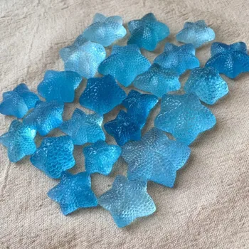 Cristal, Sculptură Naturală Albastru Acvamarin Clar Pandantiv Star Sculptate Pietre Semipretioase Acvamarin Prime Minerale De Cuarț