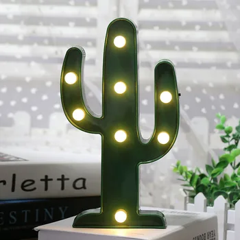 Led-Uri De Iluminat Copii Cactus Forma De Șir De Lumini Led Decorare Pom De Crăciun Lumini Casa De Vacanta Partid Noapte Lumina Lămpii
