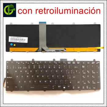 Spanish Keyboard pentru MSI GP60 GP70 CR70 CR61 CX61 CX70 CR60 GE70 GE60 GT60 GT70 GX60 GX70 0NC 0ND 0NE 2OC 2OD 2PC latină LA SP