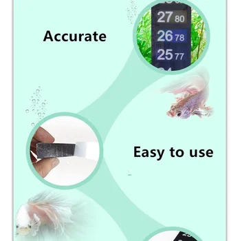1/3/5PCs-Stick pe Digital Acvariu Rezervor de Pește Frigider Termometru Autocolant de Măsurare Autocolante de Control al Temperaturii Instrumente de Produse