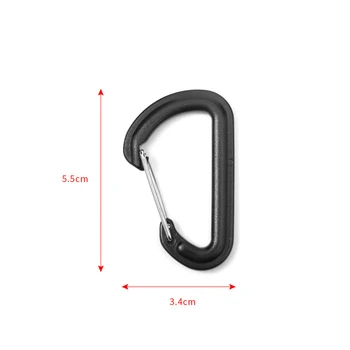 5pcs Plastic Carabină de Primăvară Snap Hook Împinge Poarta Incuietoare pentru Rucsac-Sac de Curea DIY Accesorii 5.5 cm*3.4 cm