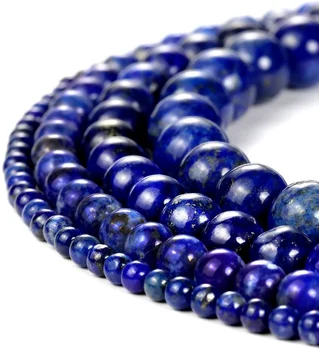 Natural Lapis Lazuli Albastru Șirag de mărgele Diy pentru Bratara Colier cu Pandantive Cercei Face
