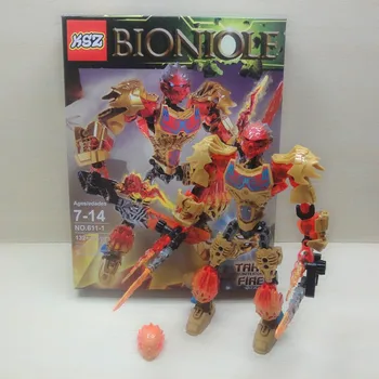 Bionicle Lumina Tahu Foc Cifre 611-1 Bloc Jucarii Pentru Baieti Compatibil Cu Lepining 71308 Bionicle Cadou