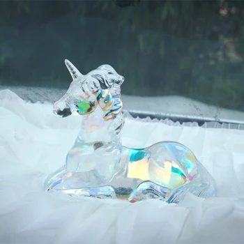DIY Cristal Rășină Epoxidică Aromoterapie Gips Rășină Siliconică Pegasus Unicorn Lumânare Ambarcațiunile de Decor lucrate Manual Cuplu Cadou Mucegai