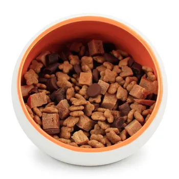 Capsulă Spațială Tăiat Oblic Design Ceramică Boluri Pentru Animale De Companie Pisica Drăguț Cățeluș Alimentare Udare Provizii De Alimente Container