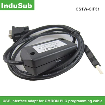 Compatibil CS1W-CIF31 interfata USB adaptor programg cablu pentru OMR PLC USB-RS232 Conversie Cablu de 1,5 M
