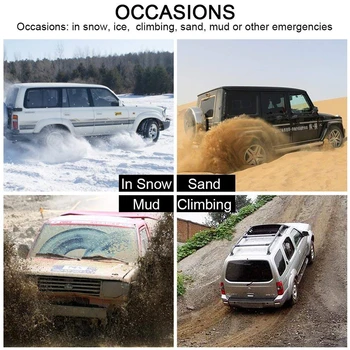 10buc 2019 Auto Anvelope Lanțuri de Zăpadă TPU Anti-Skip Centura de Conducere în condiții de Siguranță Pentru Zăpadă, Gheață, Nisip, Noroi Offroad Pentru cele Mai multe, Mașină, SUV, VAN Roata
