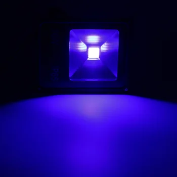 30W LED UV Proiector de lumină de Inundații 365/375/395/405NM Ultra Violet Inundații LED Lumină în aer liber rezistent la apa Petrecere Blacklight AC85-265V