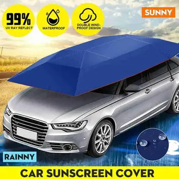Masina de vară Capac parasolar Capac de Protecție Auto Umbrella Oxford Pânză UV Rezistent Pliabil Masina Acoperiș Cort Anti-UV Protect Tools