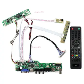 Kit pentru MT185GW01 V. 1 1366x768 Audio Monitor cu Ecran AV telecomanda TV HDMI VGA 30pin USB Display LCD de pe placa de control Panou LED 18.5