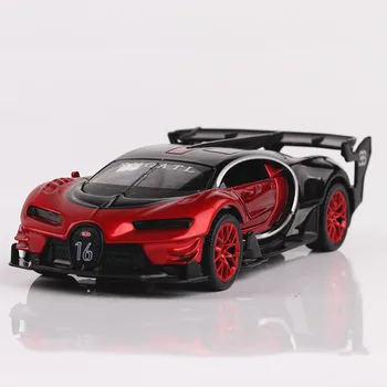 1:32 Masina Sport Model Bugatti Gt Aliaj Metalic Diecasts & Vehicule De Jucărie Trage Înapoi Miniatură Pentru Copii, Cadouri Copii Voiture