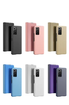De lux Ori de Plantare Oglindă Flip Piele PU Caz Suport Acoperire pentru Samsung Galaxy Z 2 ORI Noua Moda la Șocuri Coajă de Telefon Pielii