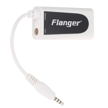 Flanger FC-21 Chitara Convertor Chitara Electrica Bass Telefonul Mobil, Tableta, Adaptor Alb Compatibil pentru Android Chitara Accesorii