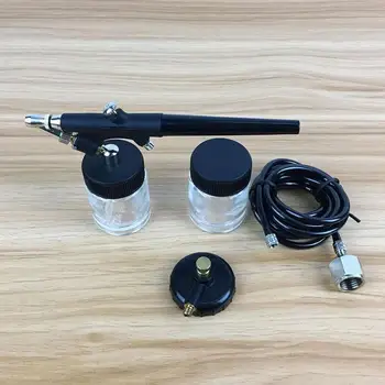 Aerograf Kit de Vopsea de Înaltă Pulverizarea Sifon Alimentare Pistol de Pulverizare Singură Acțiune de Aer Kit de Pensulă pentru Machiaj Pictura Arta Tatuaj Manichiura