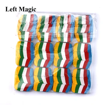 12PCS=un Set de Fulgi de zăpadă Colorate de Hârtie Trucuri Magice Furtună de Zăpadă Magic Hârtie Pentru Spectacol de Magie Magicianul Accesorii Jucărie Clasic