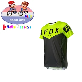 2021 Moto Biciclete Jersey Maneci Lungi cu Bicicleta Enduro Mtb Tricoul Jos T-shirt Camiseta Mx Motocross Munte Îmbrăcăminte pentru Copii Vulpe