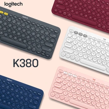 Logitech K380 multi-device Bluetooth wireless keyboard linemate multi-color Windows, MacOS, Android, IOS tastatură Chineză