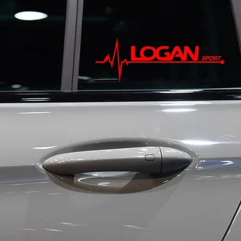 2 BUC Autocolante Auto Geam Lateral Rece Decalcomanii Pentru Renault Clio Duster Logan Master Captur
