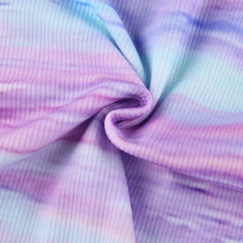 Y2K Tie Dye Bodycon Rochie de Femei fără Mâneci Plajă de Vară 2021 Guler de Imprimare Mozaic de Sexy Partid Rochii Mini 90 de Vacanță
