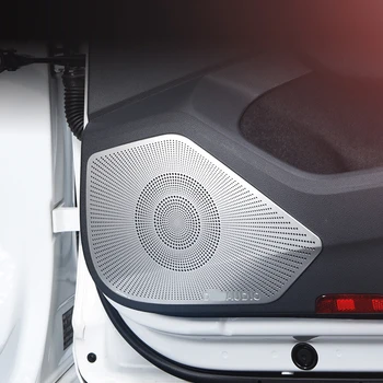 Pentru VW Volkswagen Arteon 2017 2018 2019 2020 Portiera Difuzor de Sunet Chrome Difuzor Capacul Ornamental Cadru Autocolant de Interior