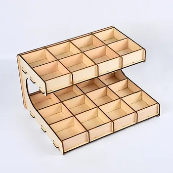 Model De Lemn Instrumente De Constructii Organizator Șuruburi Nuci Mici Piese Cutie De Depozitare