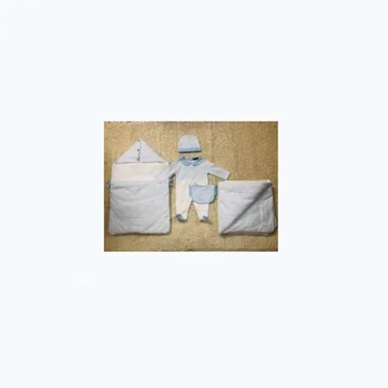 2021 Nou scrisoarea Imprimate Roz Albastru romper +hat +bavete+Blacket +sac de dormit 5pieces/set pentru nou-născut copilul îmbrăcăminte pentru Copii