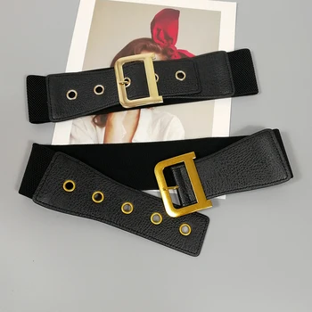 Brand De Lux Corset Curele Pentru Femei De Înaltă Calitate, Elastic Larg Cummerbunds Întinde Cinturon Mujer Rochie Pulover Mare Betelie