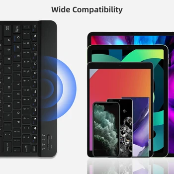 Tableta Tastatura Wireless Pentru iPad Pro 2020 11 12.9 10.5 Teclado, Tastatura Bluetooth Pentru iPad 8 7 6 Air 4 3 2 mini 5