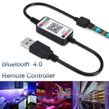 DC 5V-24V Led-uri RGB Controller Bluetooth Inteligent App Telefon RGB LED Strip Lumina Kit Flexibil de Control fără Fir Pentru Benzi cu LED-uri