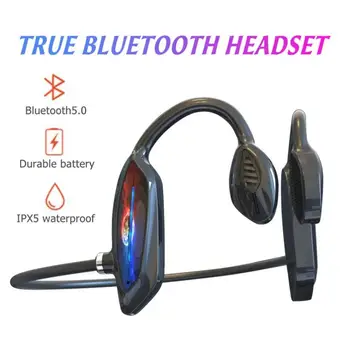 Sport Căști fără Fir rezistent la apa IPX5 Bluetooth Os Conduită Căști PGDM E8 Peste Ureche Execută cu Cască cu Microfon Handsfree