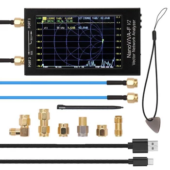 4.3 Inch IPS LCD Display NanoVNA-F V2 Analizor Vectorial de Retea S-O-O-2 Analizor de Antena de unde Scurte HF VHF UHF