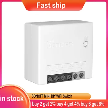 1/10 pc Sonoff Mini R2 DIY Smart Switch Mici Ewelink Control de la Distanță Wifi Întrerupător de Comandă Modul de Lucru Cu Alexa Itead