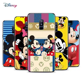 Desene animate Disney Roz Minnie Mickey Mouse-ul Pentru Samsung Galaxy A9 A8 A7 A6 A5 A3 Star Plus 2018 2017 2016 TPU Caz Telefon din Silicon