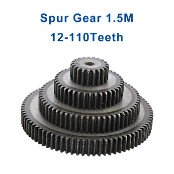 1 Bucata 1,5 M Spur Gear 20/21/22/23 Dinți de 8 mm Procesului Gaura Gear Roată de Oțel Carbon Scăzut Material Plat Viteze Totală Înălțime 15 mm