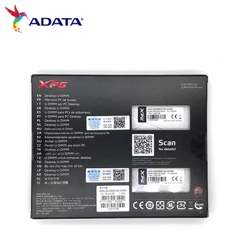 ADATA XPG D50 DDR4 3200 3600 4133MHz 16GB (2x8GB) 32GB (2x16GB) 64GB (2x32GB) kit de memorie desktop armuri grele RGB alb de memorie