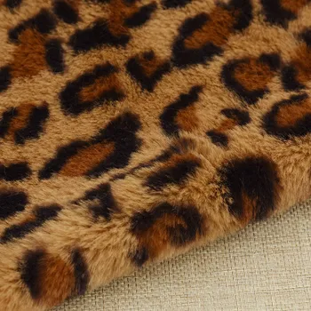 A4 29*21cm Retro Leopard Blana Artificiala Moale Tesatura Pentru Femei Sac de Îmbrăcăminte Accesorii de Par DIY Meșteșug Mozaic de Cusut Pânză