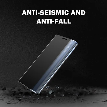 Auto Magnet Smart Flip case Pentru Samsung Galaxy S20 FE S8 S9 S10 S21 Plus Ultra Nota 8 9 10 20 Plus Kickstand Auto Somn