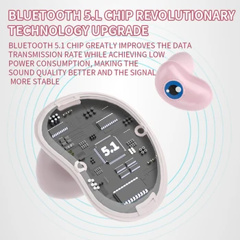 E6 TWS Căști fără Fir Bluetooth Căști de Gaming rezistent la apa IPX5 o Voce Dulce Funcționează Pe Toate Smartphone-uri de Muzică Căști