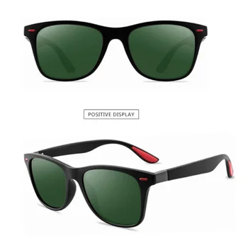 Noua Moda Pătrat Doamnelor de Polarizare Soare Glasse UV400 pentru Bărbați Ochelari Retro Clasic Design de Brand de Pescuit ochelari de Soare de Conducere
